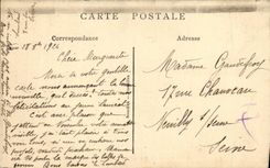 VINTAGE POSTCARD Chantilly Drill the automobile Roundtable