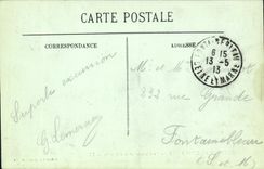 VINTAGE POSTCARD Castle of Chantilly the Castle and the Vault