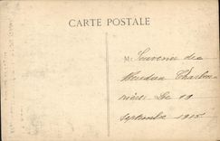 VINTAGE POSTCARD Coal Les Bains Interior of L Church