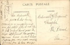 VINTAGE POSTCARD Coal Les Bains the Park of the Casino