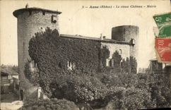 VINTAGE POSTCARD Handle the Old Castle Town hall