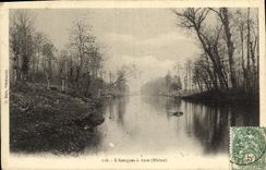 VINTAGE POSTCARD Handle L Azergues