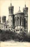 VINTAGE POSTCARD Lyon Apse of the Basilica Nd of Fourviere