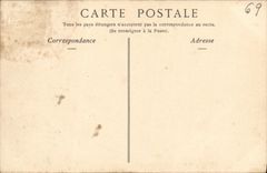 VINTAGE POSTCARD Lyon the Bridge of Guillotiere and L Hotel God