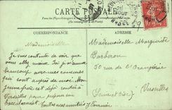 VINTAGE POSTCARD Lyon the Bridge of L University