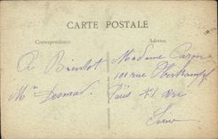 VINTAGE POSTCARD Lyon a Landscape with the Park of the Head D Gold