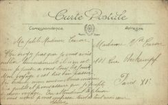 VINTAGE POSTCARD Lyon Carries Monumentaie of the Park of the Head D Or