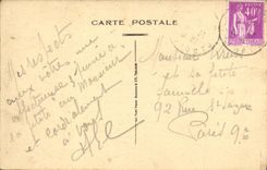 VINTAGE POSTCARD Carolles Beach Villas