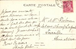 POSTAL Pontorson de la VENDIMIA el puerto y el L hospital