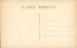 VINTAGE POSTCARD Lyon the Academy Quay of Bondy