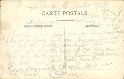 VINTAGE POSTCARD Lyon Places Bellecour and Eglise of Charity