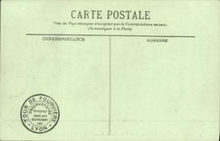 VINTAGE POSTCARD Lyon Restoring Gay Metal Turn of Fourviere and the Russet red Cross