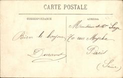 VINTAGE POSTCARD Lyon Notre Dame de Fourviere Seen from of L Elevator of the Tower of Fourviere