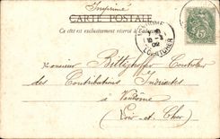 VINTAGE POSTCARD Lyon Valley of the Rhone seen from of the Tower