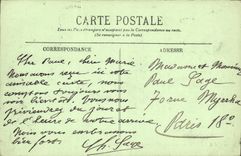 VINTAGE POSTCARD Lyon the Bellecour Place and the Slope of Fourviere