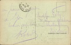 VINTAGE POSTCARD Lyon Bridge Morand Quay Clear St and Slope of the Russet red Cross