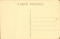 VINTAGE POSTCARD Lyon the vault and L church D ainay