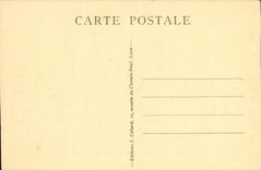 VINTAGE POSTCARD Lyon L church holy bonaventure