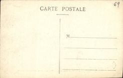 VINTAGE POSTCARD Lyon Basilica of NR D of Fourviere Mosaic of the Battle of Lepante