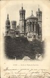 VINTAGE POSTCARD Lyon Apse of L Church of Fourviere