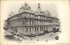 VINTAGE POSTCARD Lyon the Palate of the Stock Exchange