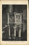 VINTAGE POSTCARD Lyon Basilica of St Martin D Ainay the Pulpit