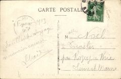 VINTAGE POSTCARD Lyon Panoramic View Bridge of the Law courts and Quays of the Saone