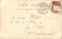 VINTAGE POSTCARD Lyon Monument raised with the Memory of President Carnot