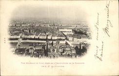 VINTAGE POSTCARD View of Lyon taken of L observatory of the ND basilica of Fourviere