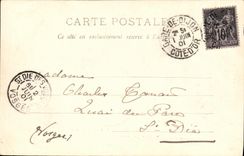 VINTAGE POSTCARD View of Lyon taken of L observatory of the ND basilica of Fourviere