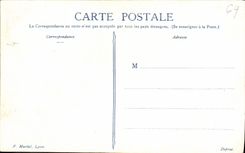 VINTAGE POSTCARD Lyon the Slope of Fourviere on December 8th