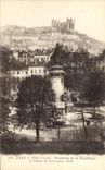 VINTAGE POSTCARD Lyon Places Carnot Monument of the Republic and slope of Fourviere