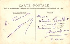 POSTAL Clermont Ferrand Vercingetorix de la VENDIMIA y el teatro