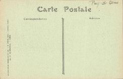 POSTAL Clermont Ferrand de la VENDIMIA estatua de Vercingetorix de Bartholdi