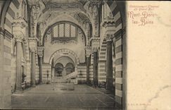 VINTAGE POSTCARD Mont Gilds Hydropathic establishment Les Bains the large hall