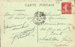 VINTAGE POSTCARD the Mount Gilds Sancy under snow