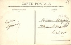 VINTAGE POSTCARD Beaunant Roman Aqueducts View