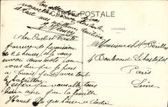 VINTAGE POSTCARD Lyon Bridge of the South and Guilleton Quay