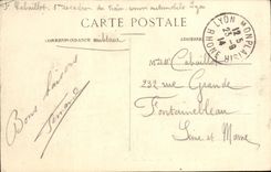 VINTAGE POSTCARD Lyon Places Bridge and Course Gambetta Tramway