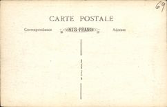 VINTAGE POSTCARD Lyon the Morand Bridge the Slope of Fourviere