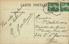 VINTAGE POSTCARD Low Lyon Relief of the Palate of the Stock Exchange the Rhone and the Saone