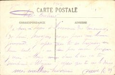VINTAGE POSTCARD Lyon Places Republic and Street President Carnot