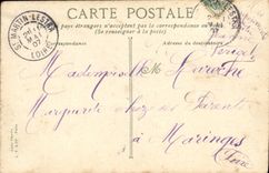 VINTAGE POSTCARD Lyon the Morand Place