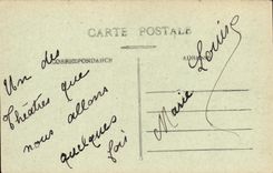 VINTAGE POSTCARD Lyon the Large Theater and the Street Well Gaillot Tram