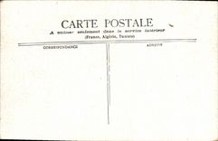 VINTAGE POSTCARD Lyon View of the street of the Republic Tram