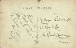 VINTAGE POSTCARD Lyon the Metal Tower and the Gay Restaurant