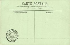 VINTAGE POSTCARD Lyon the Tower of Fourviere and the Gay Restaurant