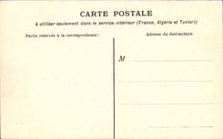 VINTAGE POSTCARD Lyon L Military School of Health Militaria