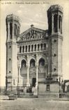 VINTAGE POSTCARD Lyon Fourviere principal frontage