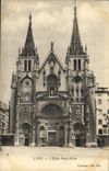 VINTAGE POSTCARD Lyon L Holy Egise Nizier